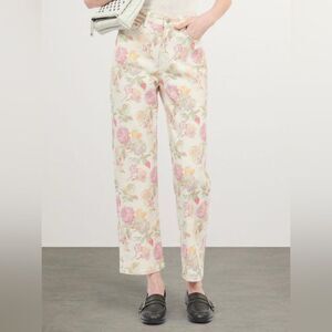 The Kooples Women’s Floral Boyfriend Jeans NWT Size 38= US 6